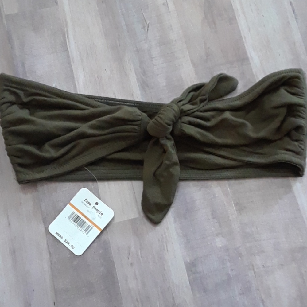 Free People Willow Bralette in Olive